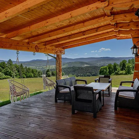 Villa Zielone Wzgorze - Pod Lasem Z Widokiem Na Gorce Mszana Dolna
